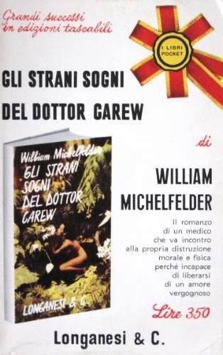 Gli strani sogni del dottor Carew - William Michelfelder - copertina