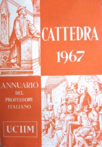 Cattedra 1967 - copertina