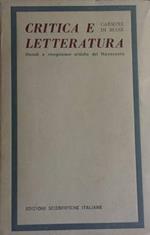 Critica e letteratura