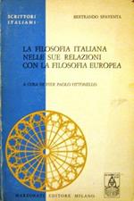 La filosofia italiana nelle sue relazioni con la filosofia europea