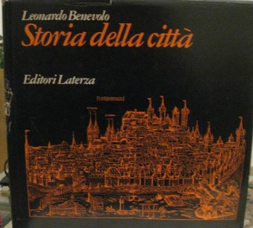 Storia della città - Leonardo Benevolo - copertina