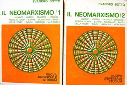 Il neomarxismo - Evandro Botto - copertina