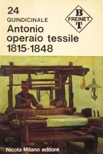 Antonio operaio tessile - Pierre Cabanes - copertina