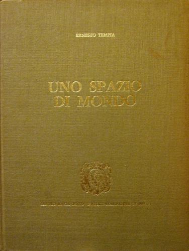 Uno spazio di mondo - Ernesto Tempia - copertina