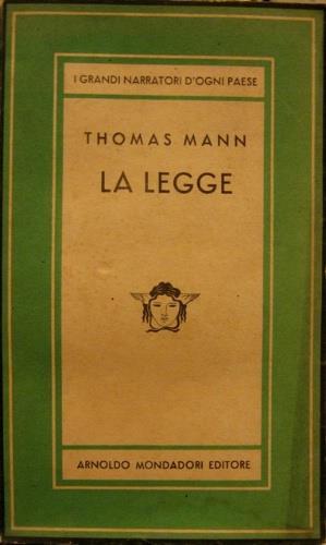 Le legge - Thomas Mann - copertina