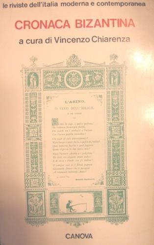 Cronaca bizantina - copertina