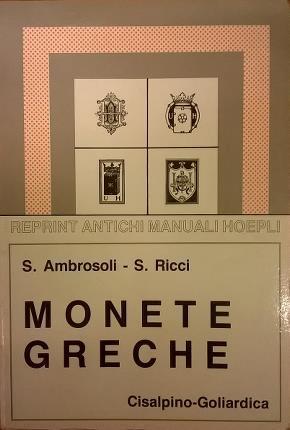 Monete greche - Solone Ambrosoli,Serafino Ricci - copertina