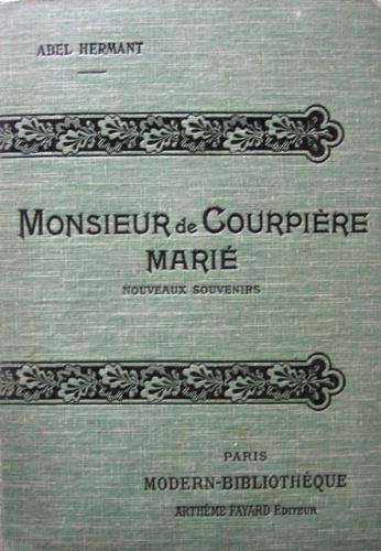Monsieur de Courpière marié - Abel Hermant - copertina
