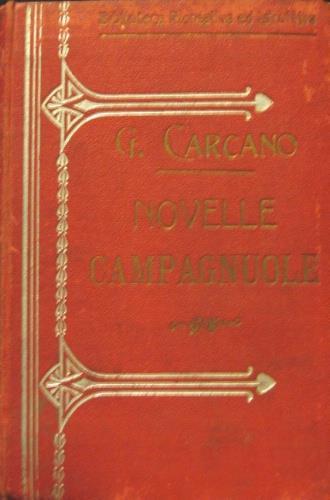 Novelle campagnuole - Giulio Carcano - copertina