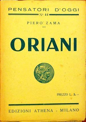 Oriani - copertina