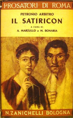 Il satiricon - Arbitro Petronio - copertina