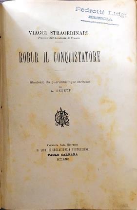 Robur il conquistatore - Jules Verne - copertina