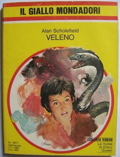 Veleno - Alan Scholefield - copertina