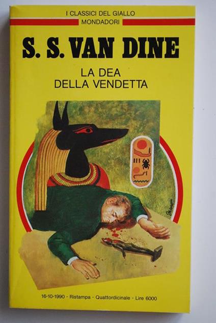 La dea Vendetta - S. S. Van Dine - copertina