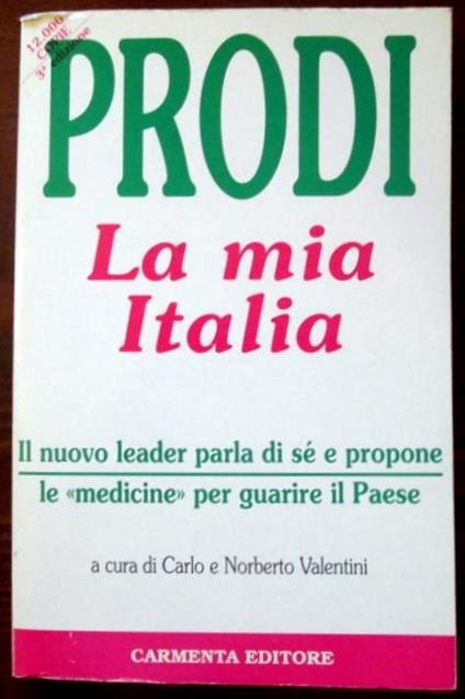 Prodi. La mia Italia - copertina