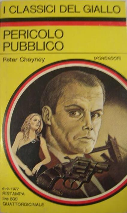 Pericolo pubblico - Peter Cheyney - copertina