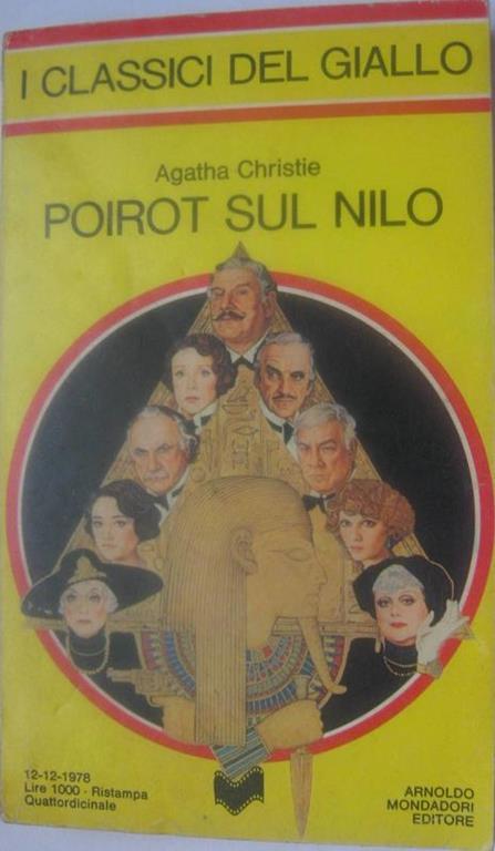 Poirot sul Nilo - Agatha Christie - copertina