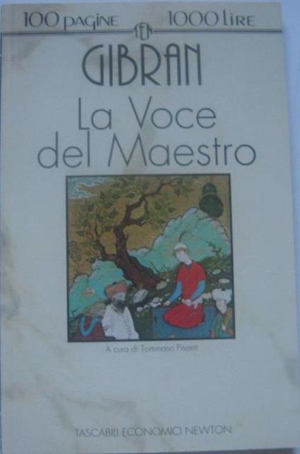 La Voce del Maestro - Kahlil Gibran - copertina