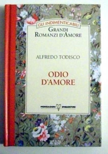 Odio d'amore - Alfredo Todisco - copertina