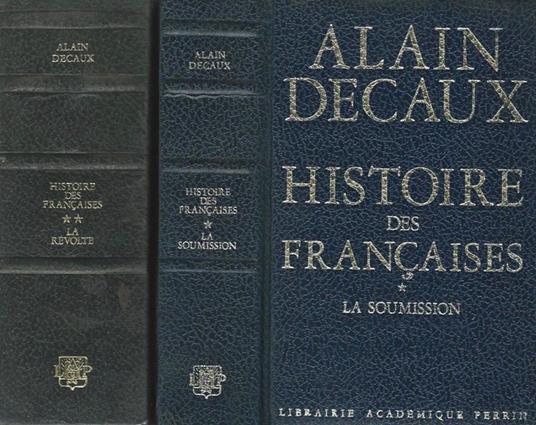 Histoire des Francaises - Alain Decaux - copertina