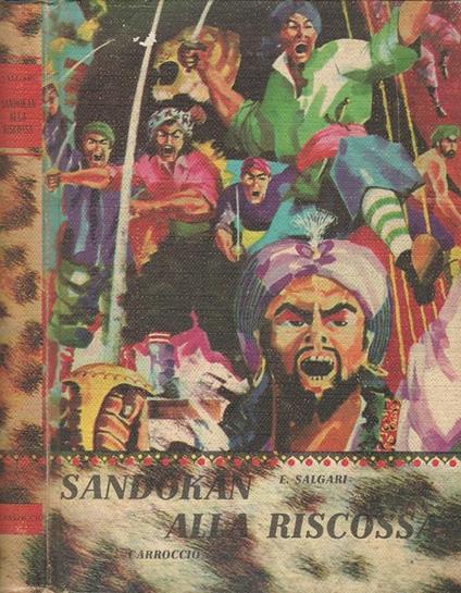 Sandokan Alla Riscossa - Emilio Salgari - copertina
