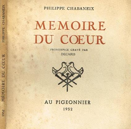 Memoire Du Coeur - Chabanei - copertina