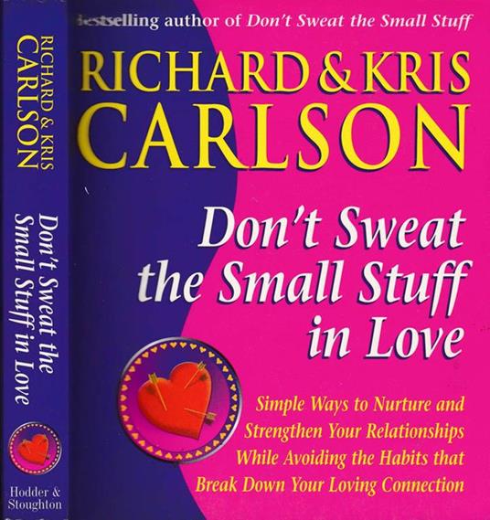 Don't sweat the small stuff in love - copertina