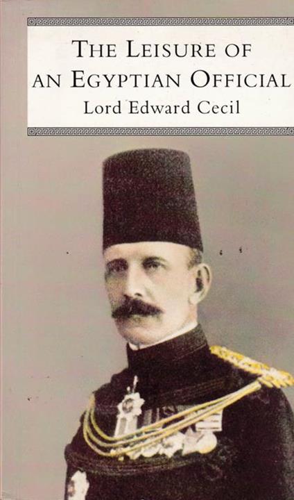 The leisure of an Egyptian official - copertina