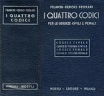 I Quattro Codici Per Le Udienze Civili E Penali. Codice Civile, Codice Di Procedura Civile, Codice Penale, Codice Di Procedura Penale