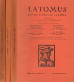 Latomus. Revue D'Etudes Latines Tome Xxxv Fasc.1 3 4