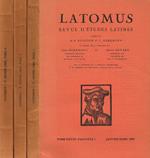 Latomus. Revue D'Etudes Latines Tome Xxviii