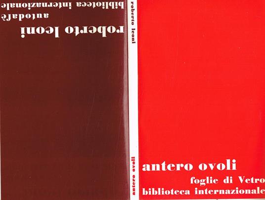 Autodafe'. Foglie Di Vetro - Roberto Leoni - copertina