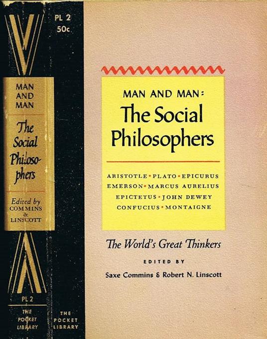 Man and Man: The Social Philosophers - copertina