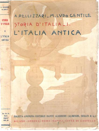 L' Italia Antica - Achille Pellizzari - copertina