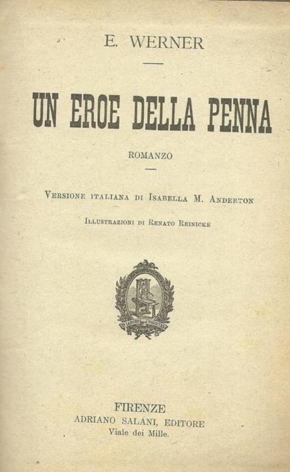 Un Eroe Della Penna - E. Werner - copertina