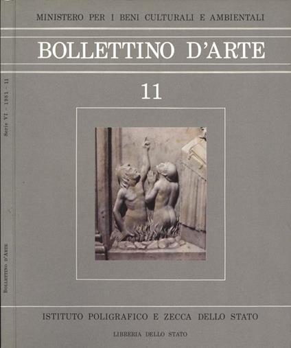 Bollettino d' arte n. 11 - copertina