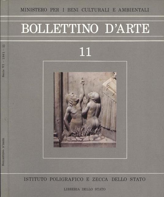 Bollettino d' arte n. 11 - copertina