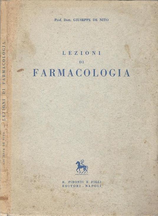 Lezioni Di Farmacologia - copertina