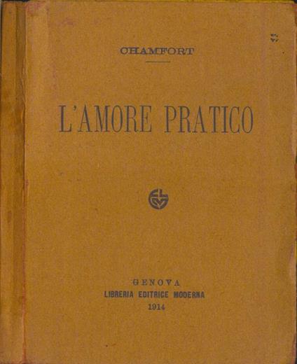 L' amore pratico - copertina