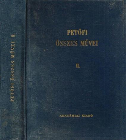 Koltemenyei. Masodik Kotet - Sándor Petöfi - copertina