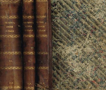 L' Italia Dai Tempi Più Antichi Ai Nostri Giorni Vol.I Ii Iii/I - Giuseppe La Farina - copertina