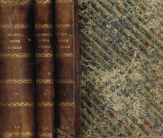 L' Italia Dai Tempi Più Antichi Ai Nostri Giorni Vol.I Ii Iii/I - Giuseppe La Farina - copertina