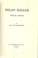 Hellen Keller. Sketch A Portrait