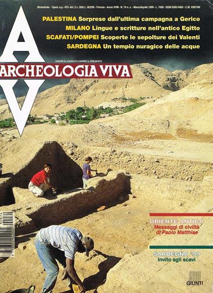 Archeologia Viva Anno Xviii N.74 N.S Vivere Il Passato Capire Il Presente - Piero Pruneti - copertina