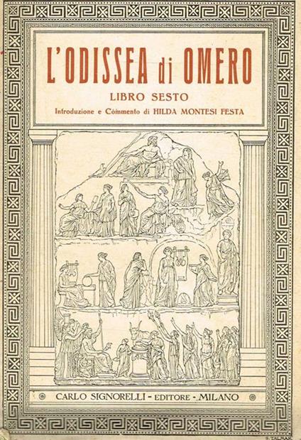 L' Odissea Libro Sesto - Omero - copertina