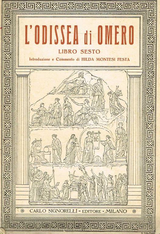 L' Odissea Libro Sesto - Omero - copertina