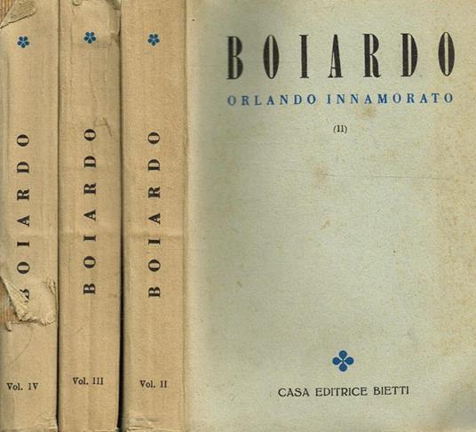 L' Orlando Innamorato Vol.Ii Iii Iv - Matteo M. Boiardo - copertina