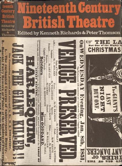 Nineteenth Century British Theatre - copertina