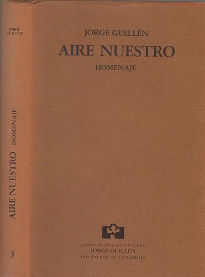 Aire Nuestro. Homenaje - Jorge Guillen - copertina