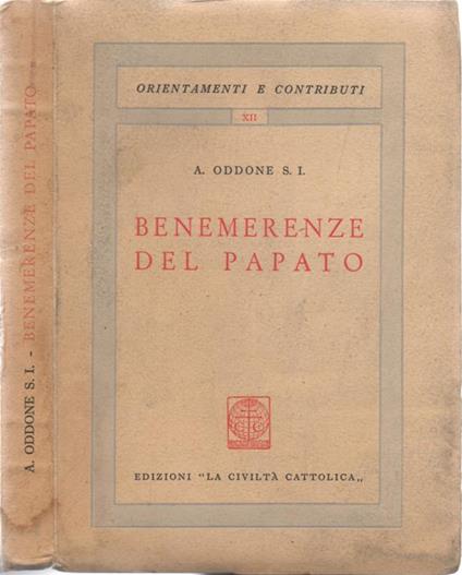 Benemerenze del papato - copertina